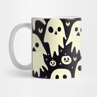 Spooky , cute halloween pattern design Mug